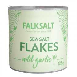 Mořská vločková sůl česneková 125g Falksalt