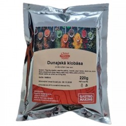 Dunajská klobása 220g Mistr Málek