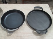 Porovnání pánvce Cookware System a litinové pánve BBQ