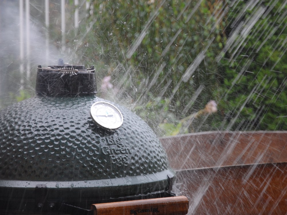 čištění big green egg