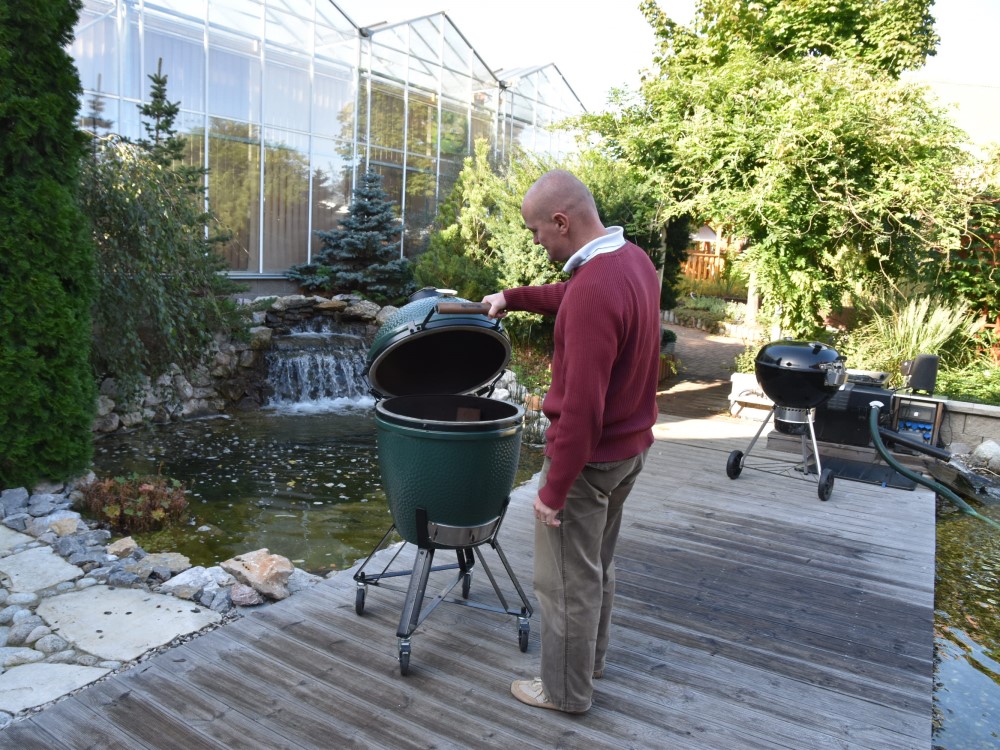 převážení grilu Big Green Egg